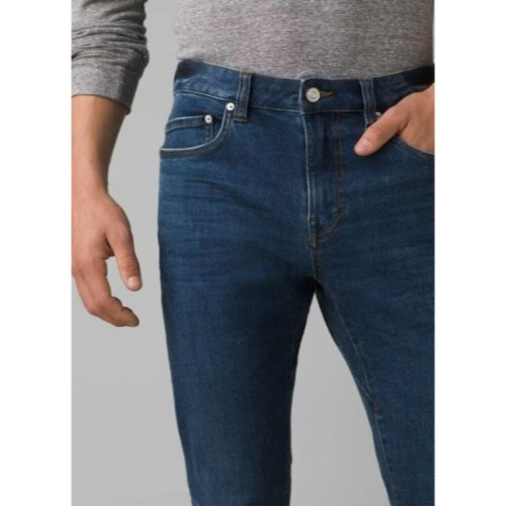 Prana Men's Slim Jeans - Dark Blue